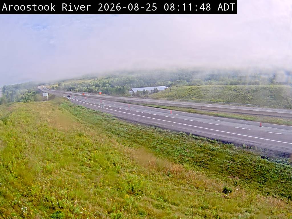 Web Cam image of Aroostook River (NB Highway 2)