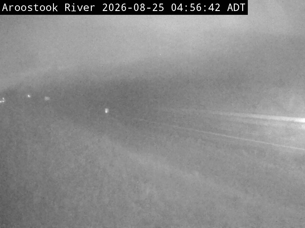 Web Cam image of Aroostook River (NB Highway 2)