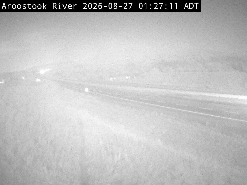 Web Cam image of Aroostook River (NB Highway 2)