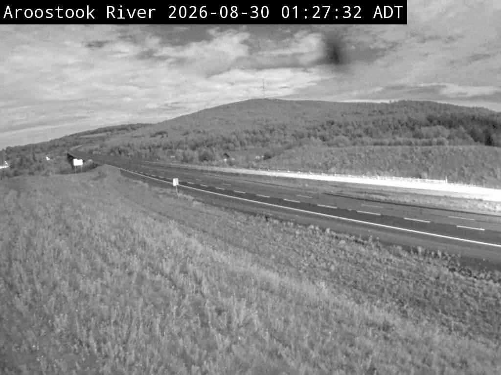Web Cam image of Aroostook River (NB Highway 2)
