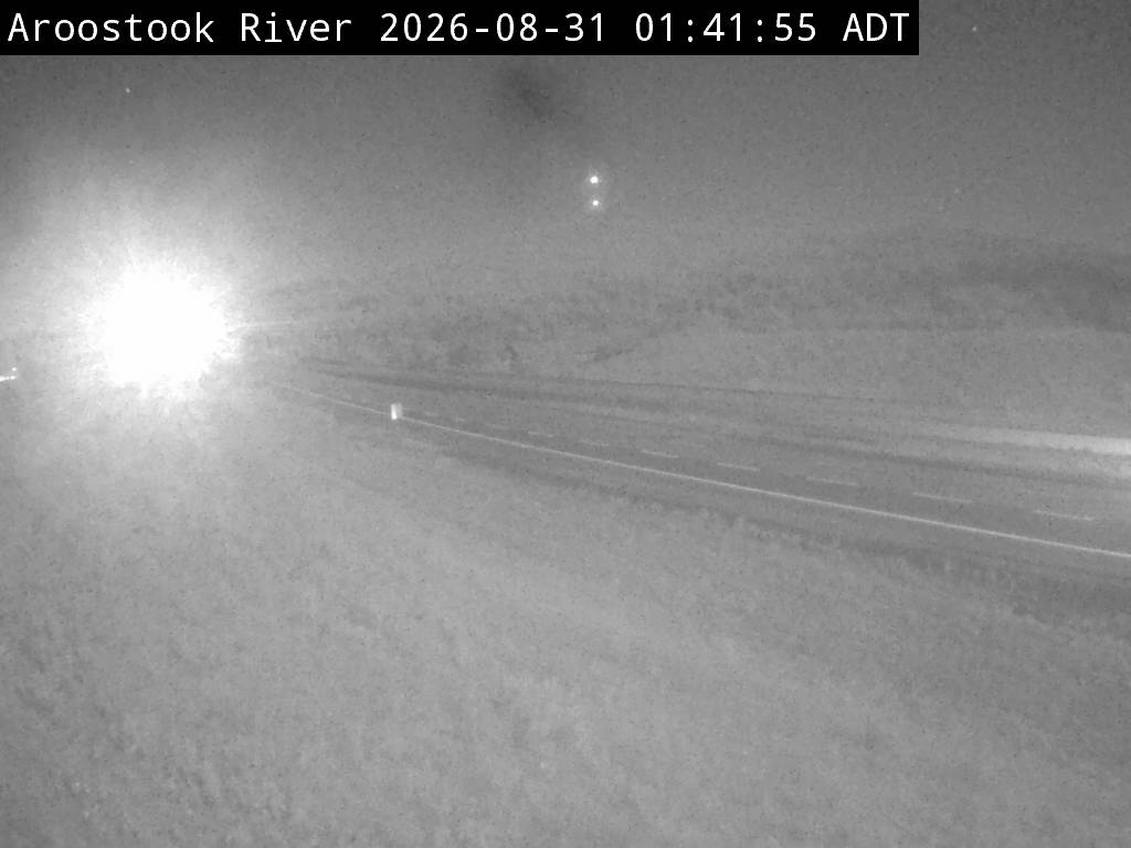 Web Cam image of Aroostook River (NB Highway 2)