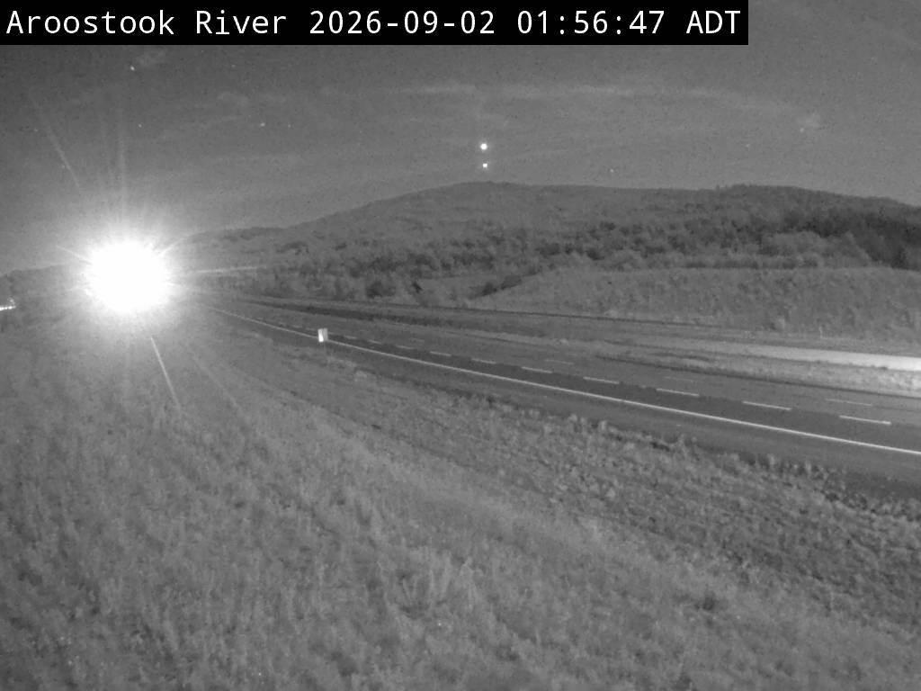 Web Cam image of Aroostook River (NB Highway 2)