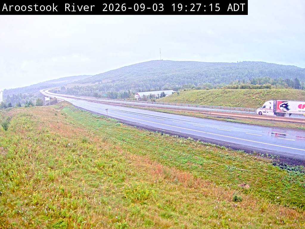 Web Cam image of Aroostook River (NB Highway 2)