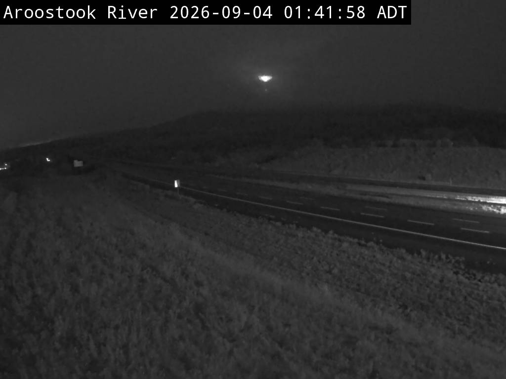Web Cam image of Aroostook River (NB Highway 2)