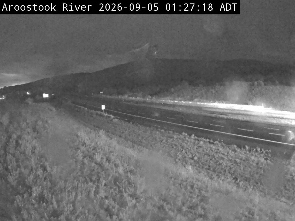 Web Cam image of Aroostook River (NB Highway 2)