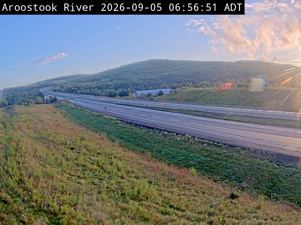 Web Cam image of Aroostook River (NB Highway 2)