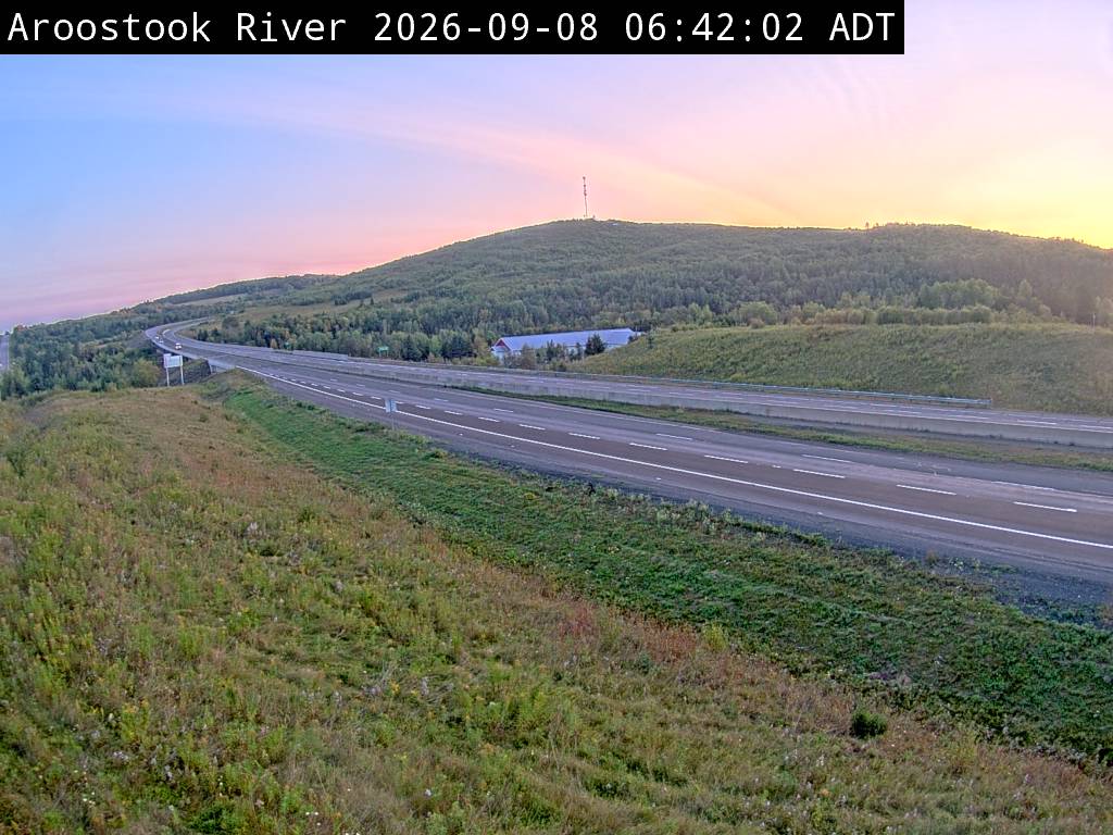 Web Cam image of Aroostook River (NB Highway 2)
