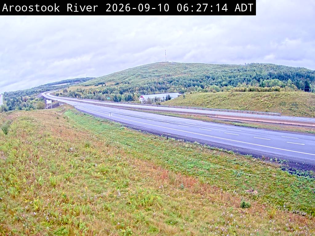 Web Cam image of Aroostook River (NB Highway 2)