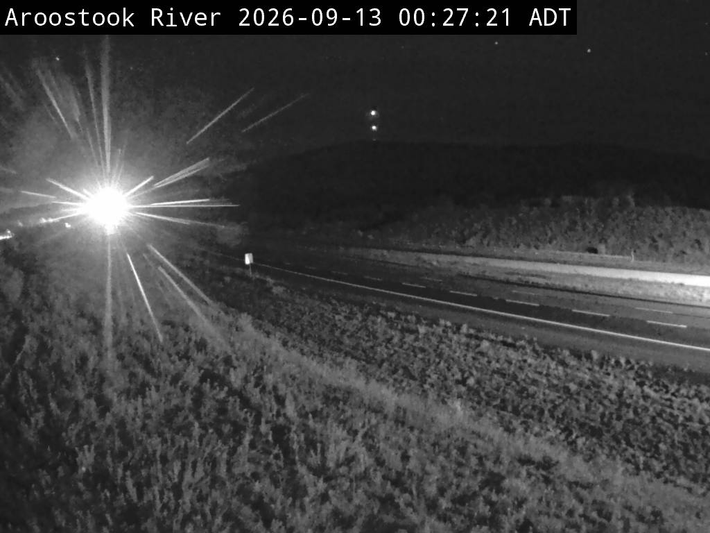 Web Cam image of Aroostook River (NB Highway 2)