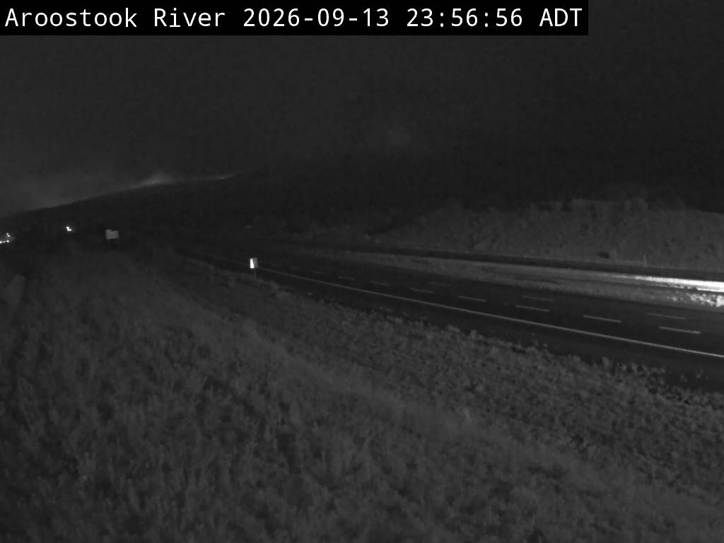 Web Cam image of Aroostook River (NB Highway 2)