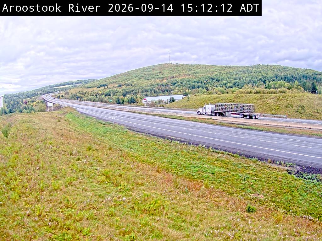 Web Cam image of Aroostook River (NB Highway 2)