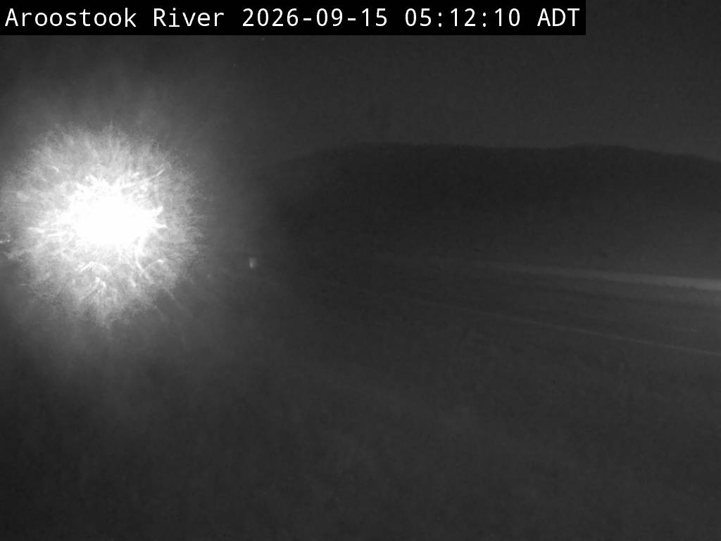 Web Cam image of Aroostook River (NB Highway 2)