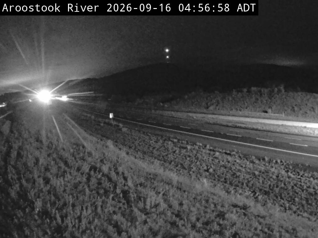 Web Cam image of Aroostook River (NB Highway 2)
