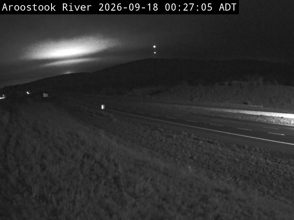 Web Cam image of Aroostook River (NB Highway 2)
