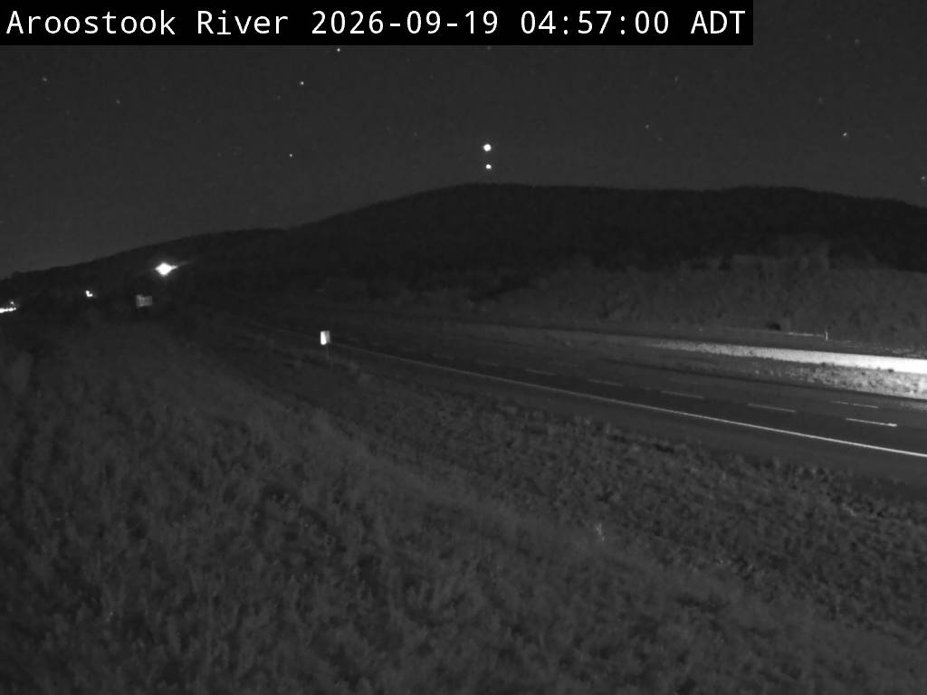 Web Cam image of Aroostook River (NB Highway 2)