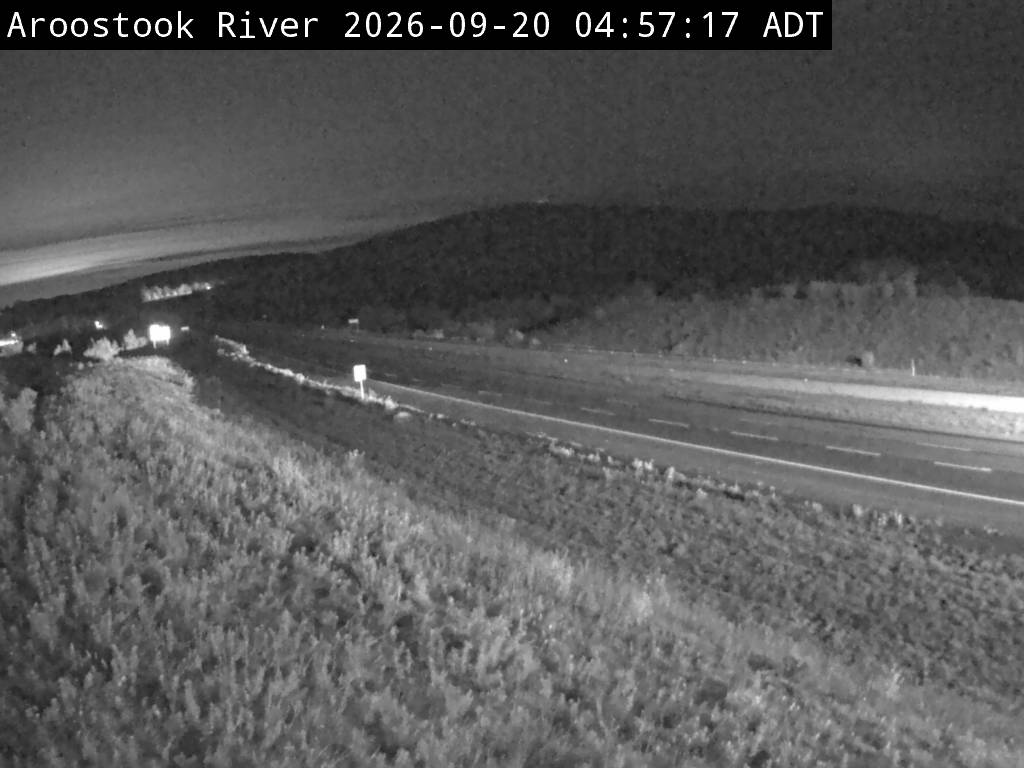 Web Cam image of Aroostook River (NB Highway 2)