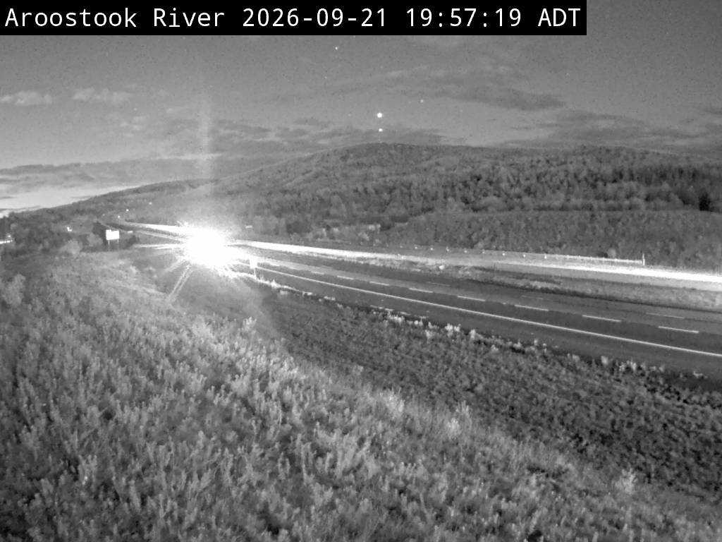 Web Cam image of Aroostook River (NB Highway 2)