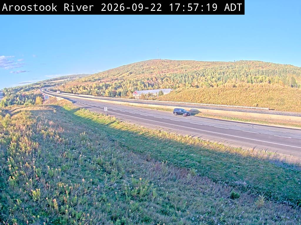 Web Cam image of Aroostook River (NB Highway 2)