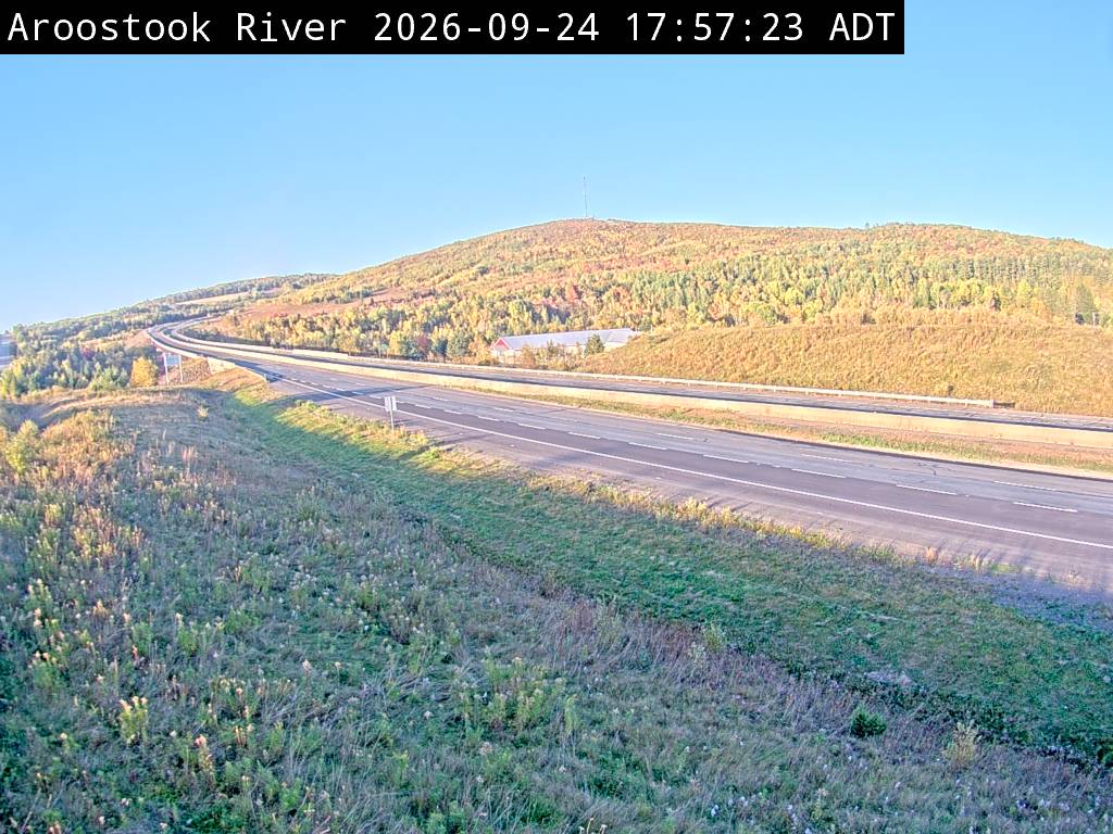 Web Cam image of Aroostook River (NB Highway 2)