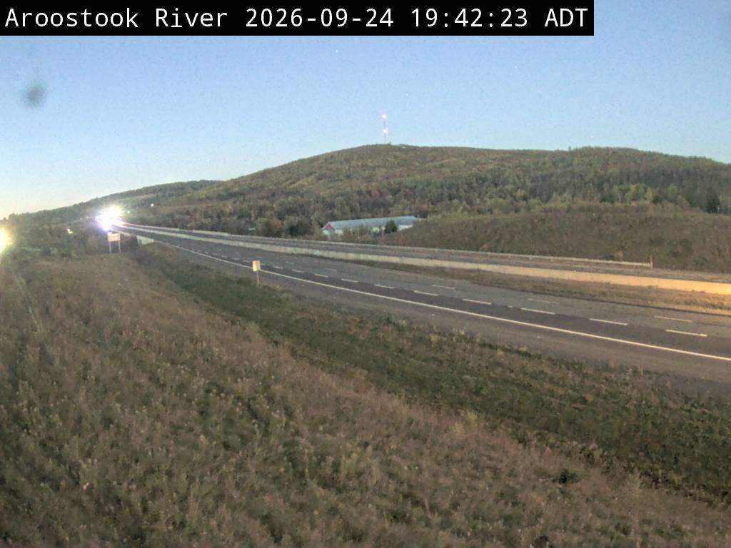 Web Cam image of Aroostook River (NB Highway 2)