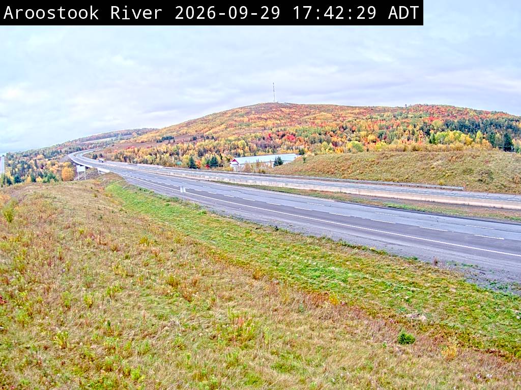 Web Cam image of Aroostook River (NB Highway 2)