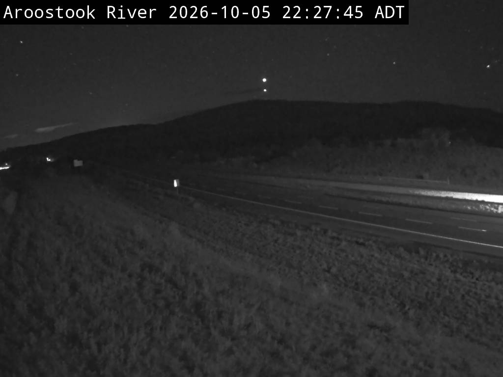 Web Cam image of Aroostook River (NB Highway 2)