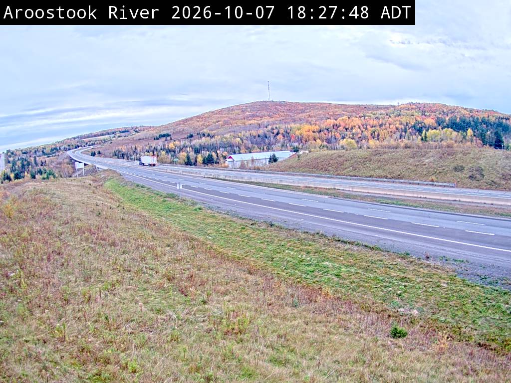 Web Cam image of Aroostook River (NB Highway 2)