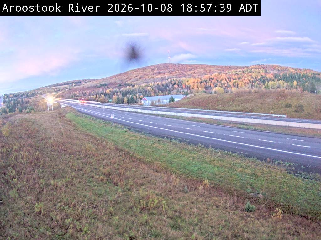 Web Cam image of Aroostook River (NB Highway 2)