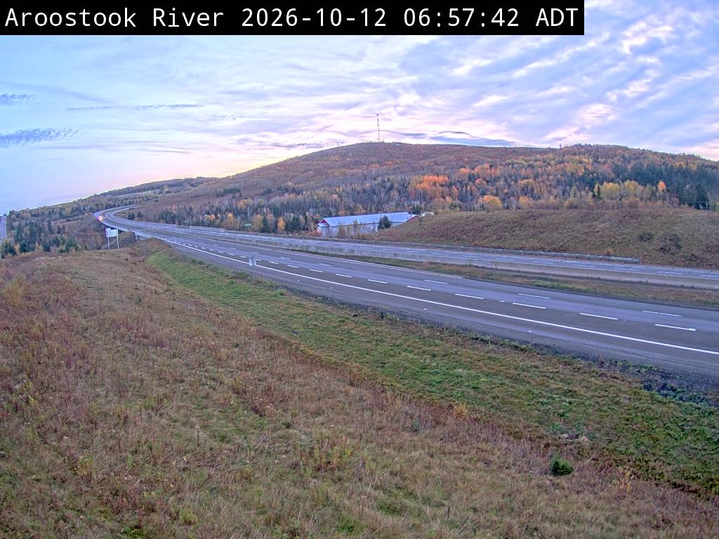 Web Cam image of Aroostook River (NB Highway 2)