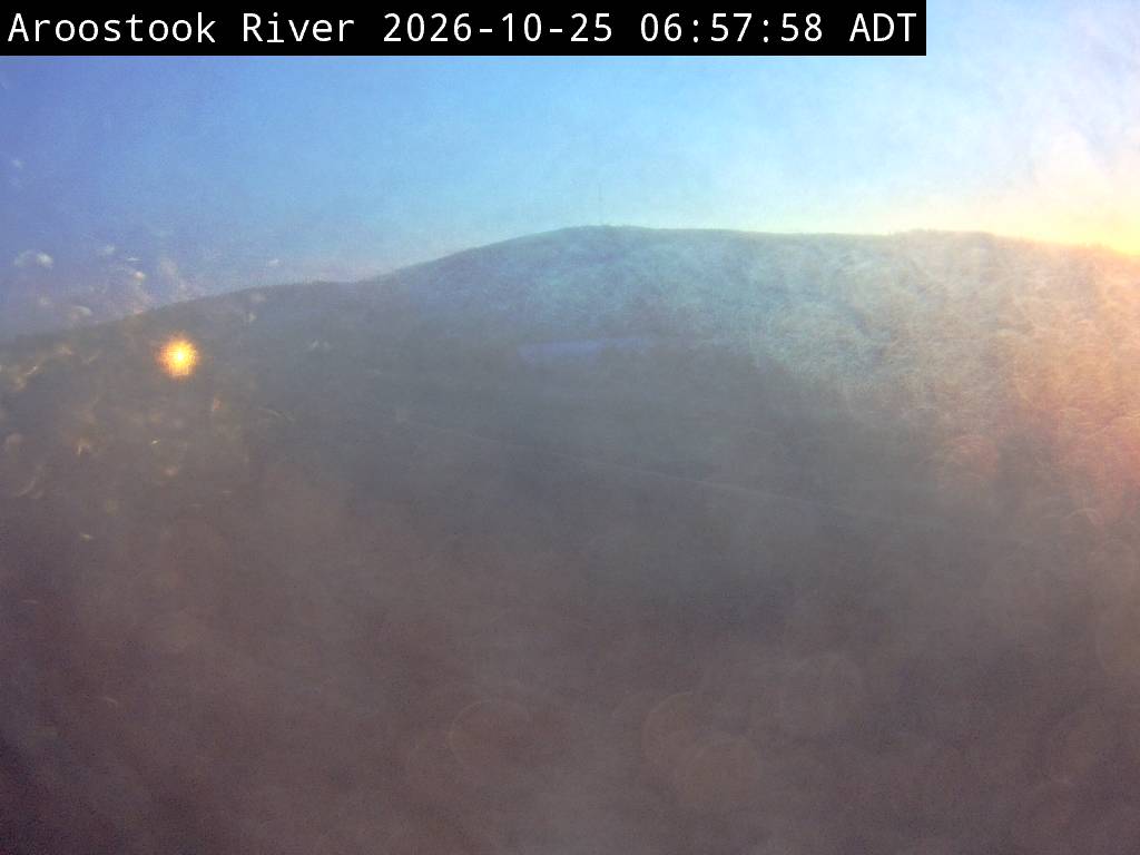 Web Cam image of Aroostook River (NB Highway 2)