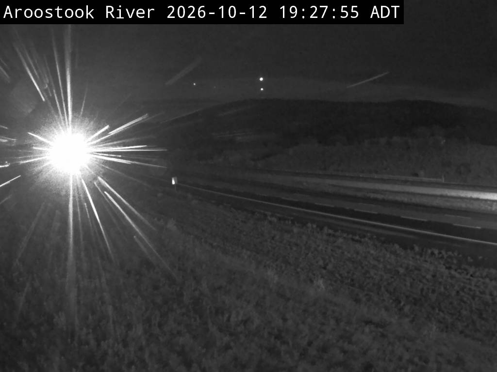 Web Cam image of Aroostook River (NB Highway 2)
