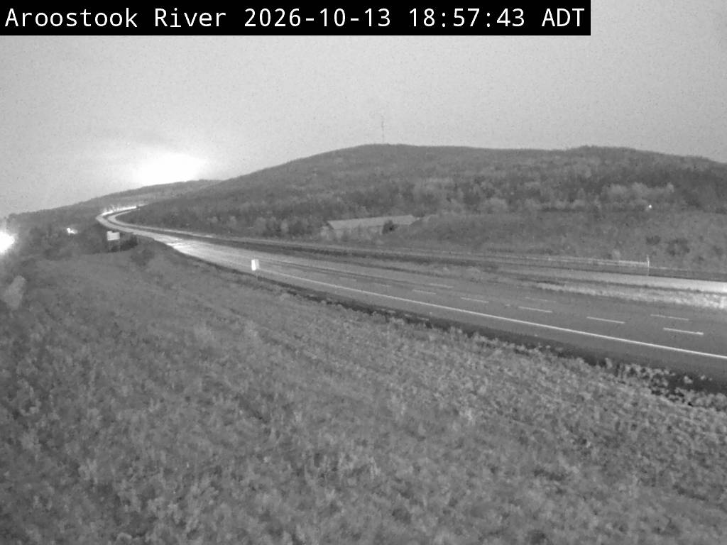 Web Cam image of Aroostook River (NB Highway 2)