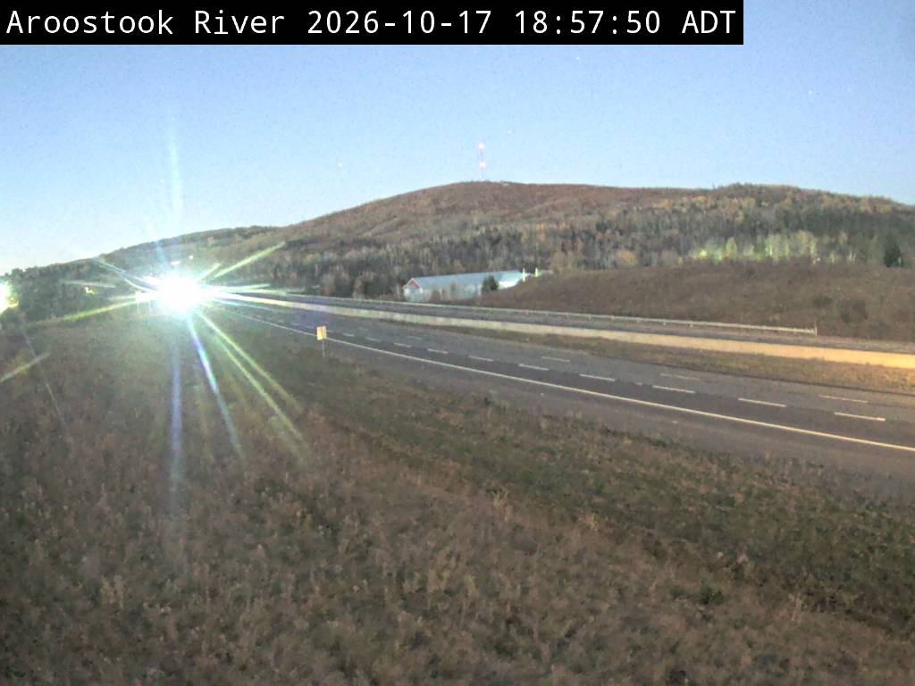 Web Cam image of Aroostook River (NB Highway 2)