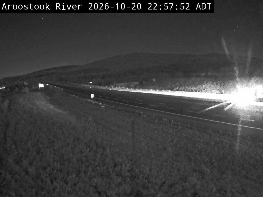 Web Cam image of Aroostook River (NB Highway 2)