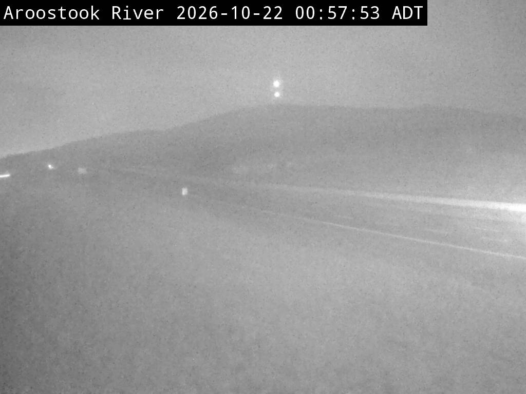 Web Cam image of Aroostook River (NB Highway 2)