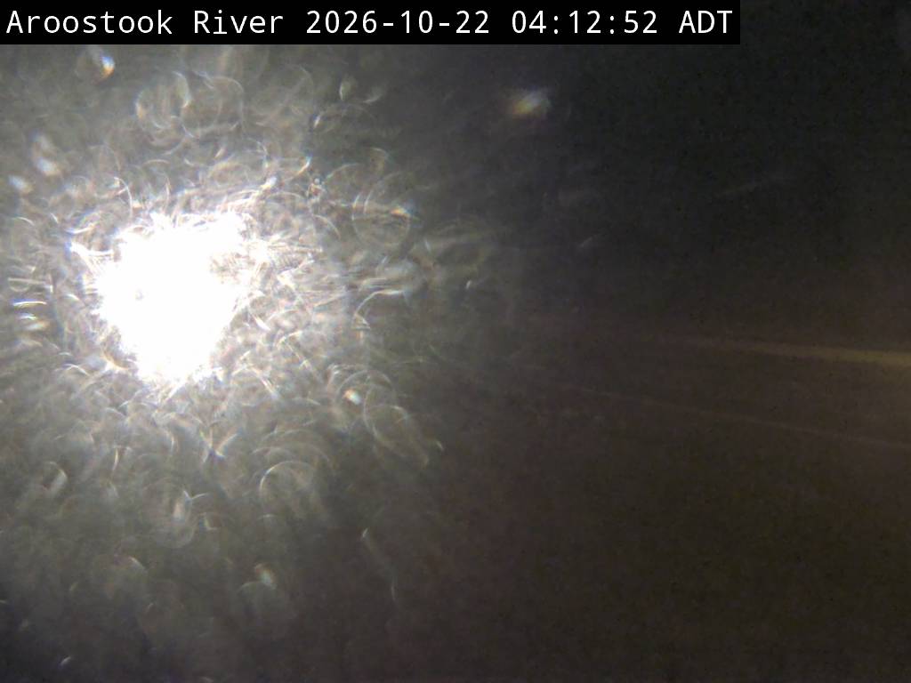 Web Cam image of Aroostook River (NB Highway 2)