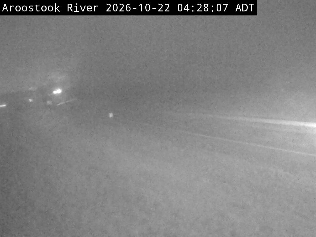 Web Cam image of Aroostook River (NB Highway 2)