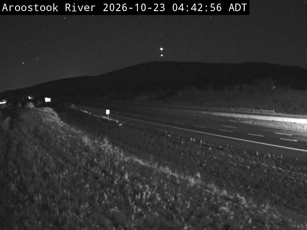 Web Cam image of Aroostook River (NB Highway 2)