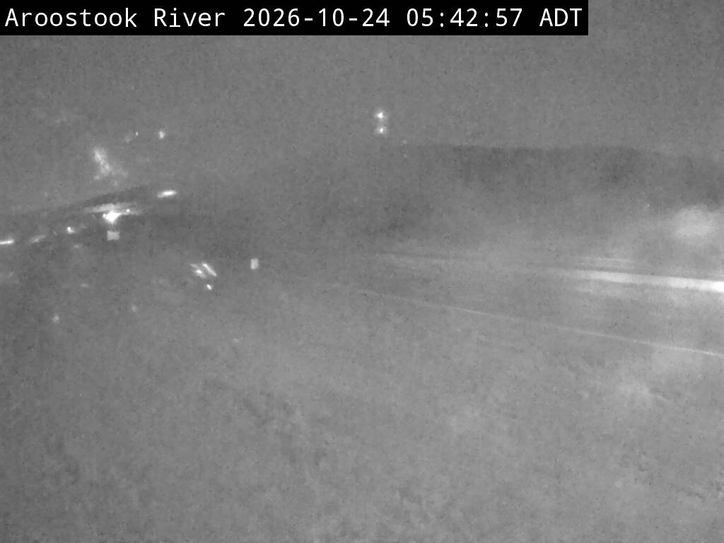 Web Cam image of Aroostook River (NB Highway 2)