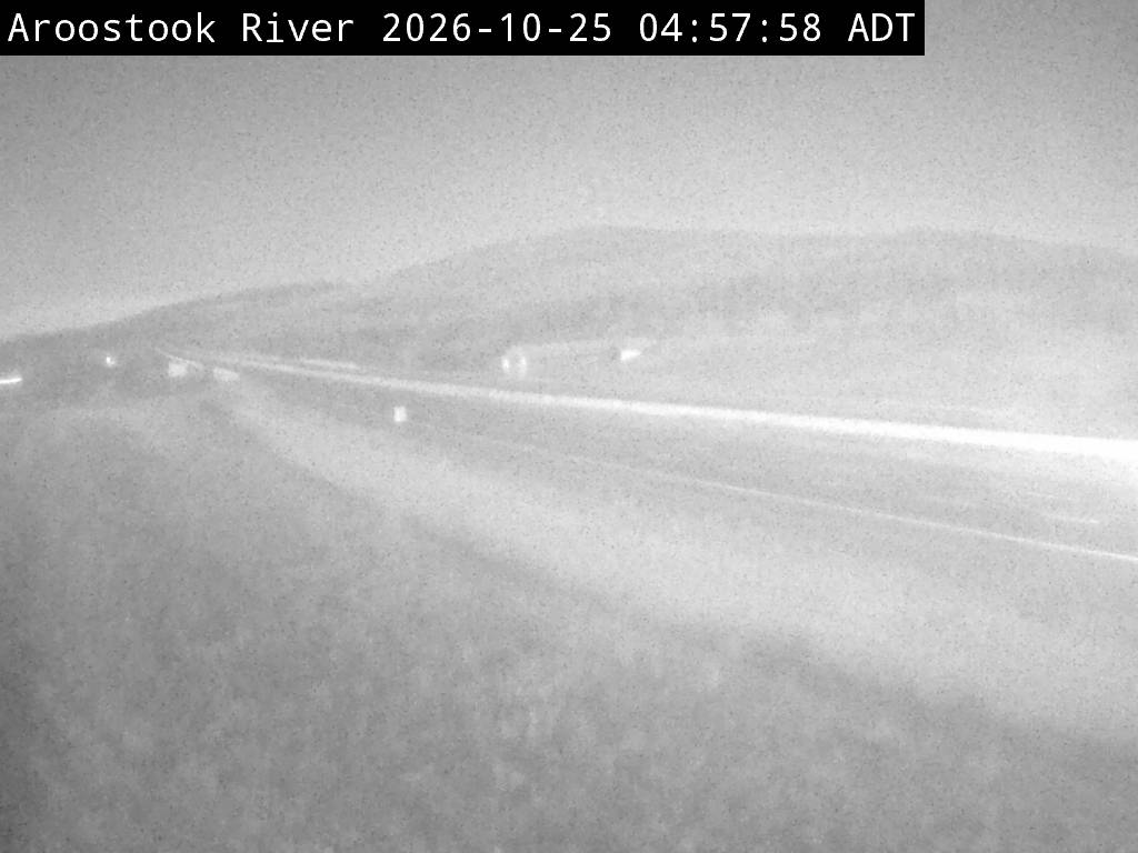 Web Cam image of Aroostook River (NB Highway 2)