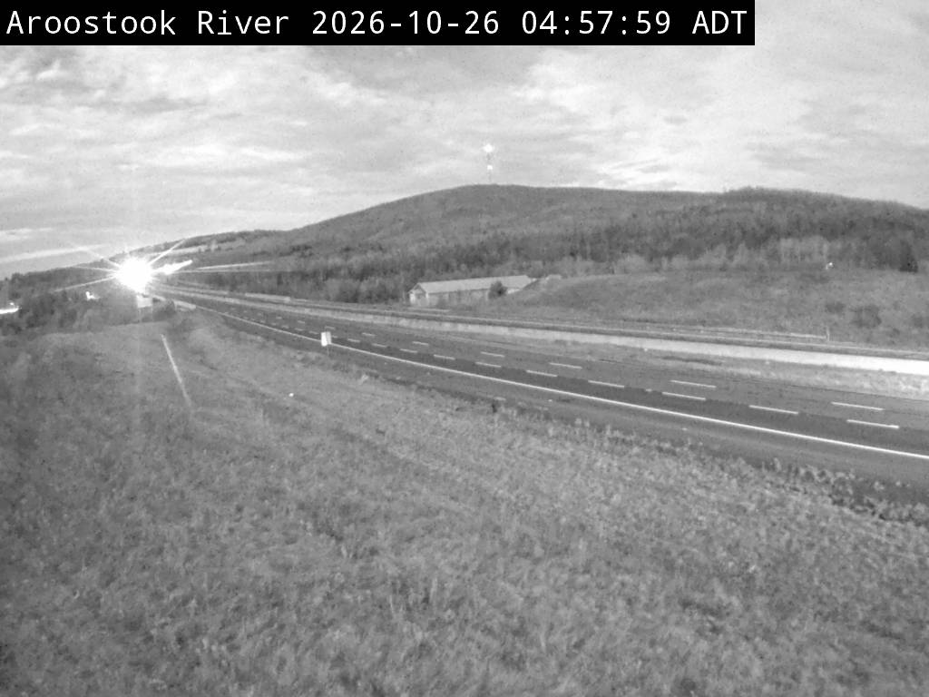 Web Cam image of Aroostook River (NB Highway 2)