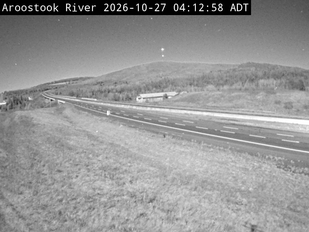 Web Cam image of Aroostook River (NB Highway 2)