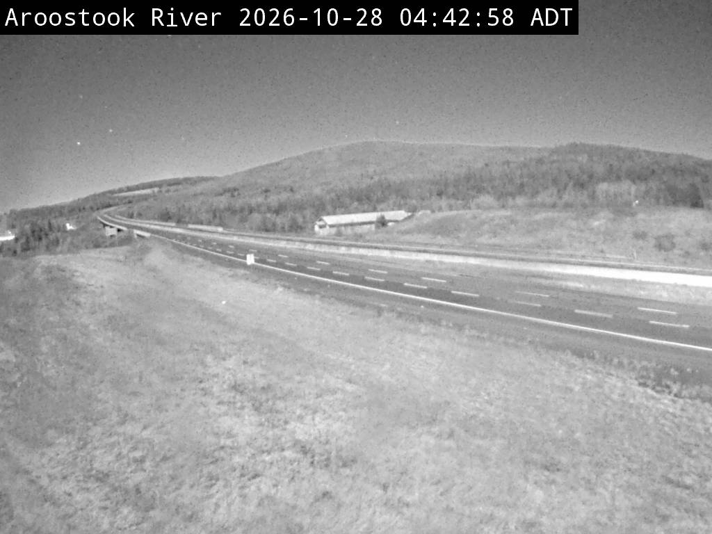 Web Cam image of Aroostook River (NB Highway 2)