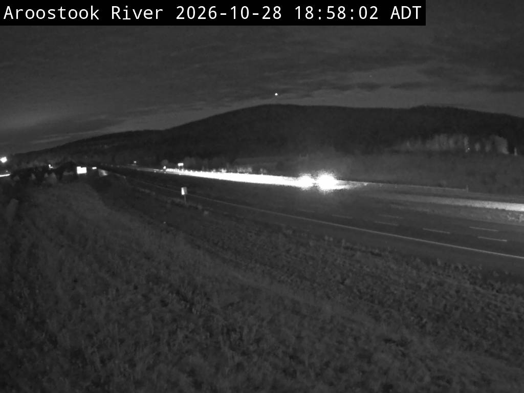 Web Cam image of Aroostook River (NB Highway 2)