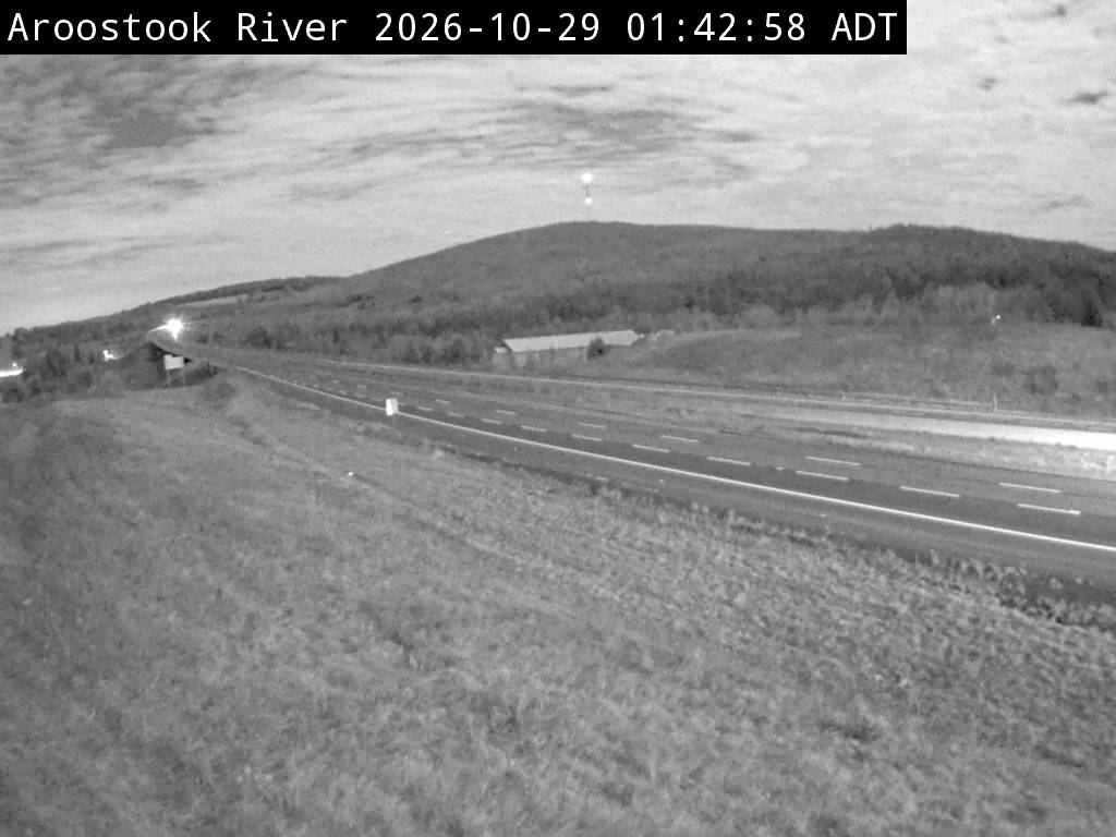 Web Cam image of Aroostook River (NB Highway 2)