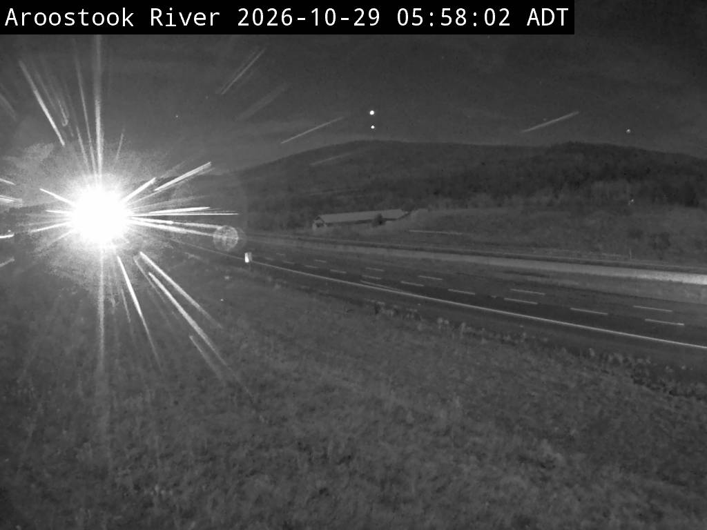 Web Cam image of Aroostook River (NB Highway 2)