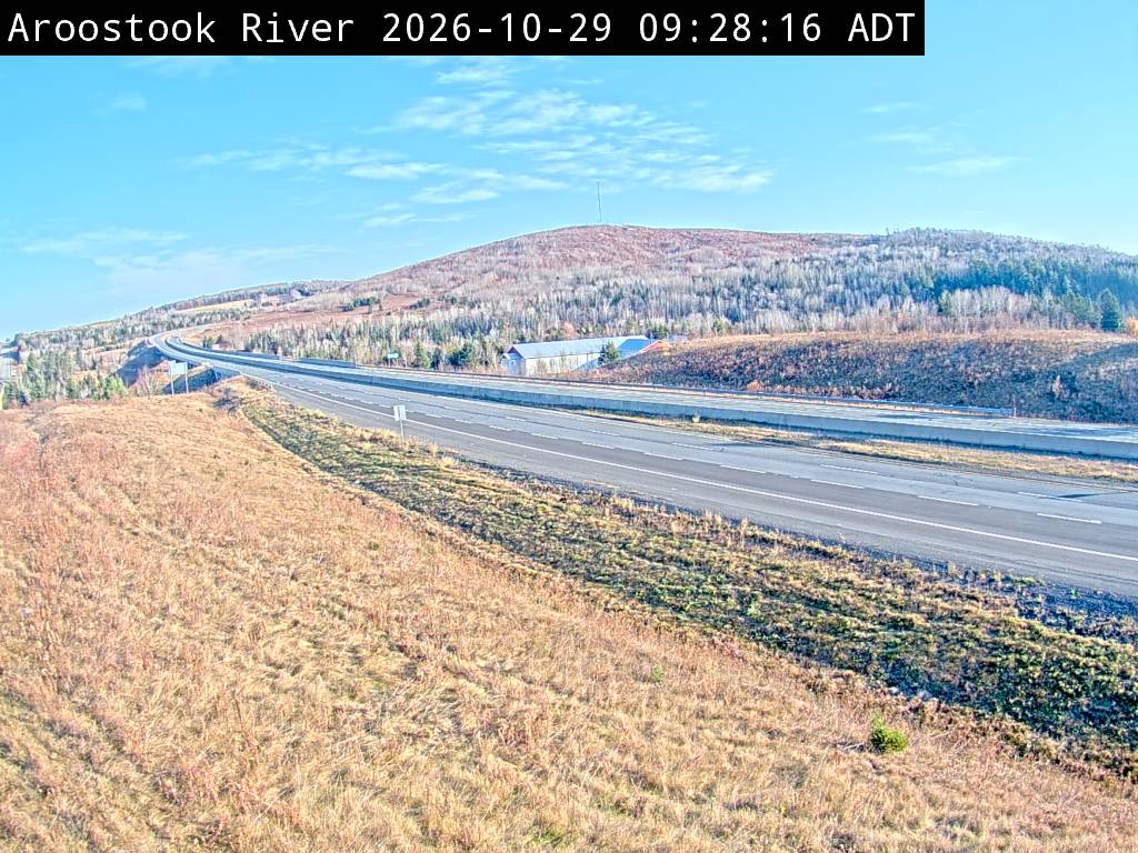 Web Cam image of Aroostook River (NB Highway 2)