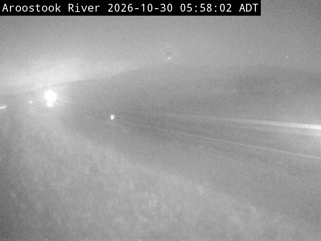 Web Cam image of Aroostook River (NB Highway 2)