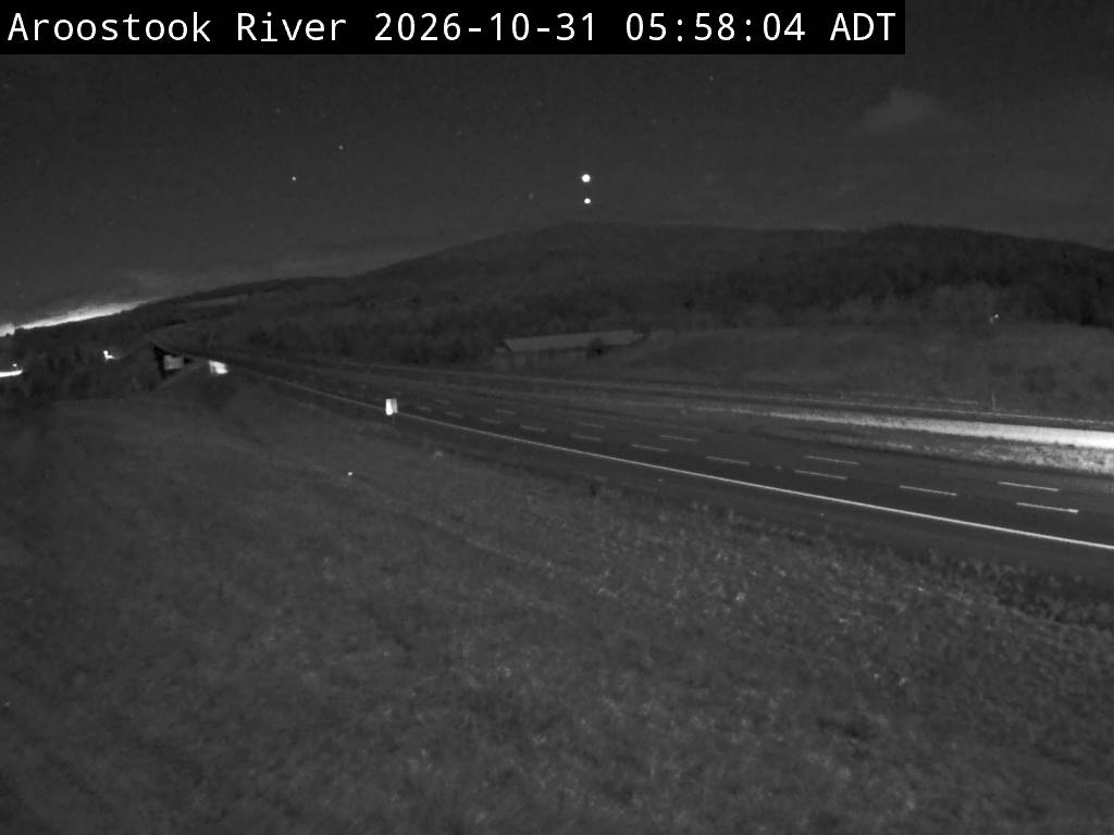 Web Cam image of Aroostook River (NB Highway 2)