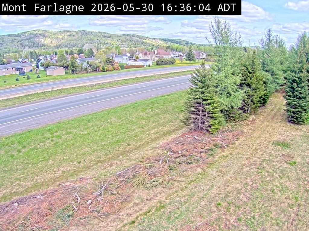 Web Cam image of Mont Farlagne (NB Highway 2)